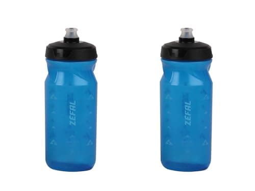 ZEFAL Bundle Pack - Sense Soft 65 Water Bottle, 650ml, Translucent Blue, x2 Bottles