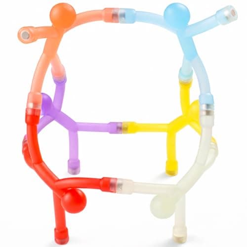 6 Pcs Magnetic Men Fidget Toys, Travel Magnetic Toys for Kids