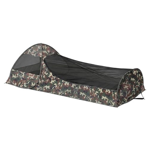Ameble Bivy Tent, Tent, 2-second Quick Setup Mosquito Net, Portable One-man Net For Camping & Hiking - Camouflage Bivy, Bivvy, One Man, Mosquito