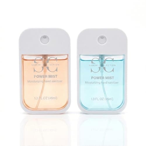 Hand Sanitizer Travel Size 2 Pack (Aloe Vera &Tangerine), Refreshing Scented Hand Sanitizer for Purse, Backpack & Car, Quick Dry, Portable Design, Smooth Finish, Perfect for Active Lifestyle