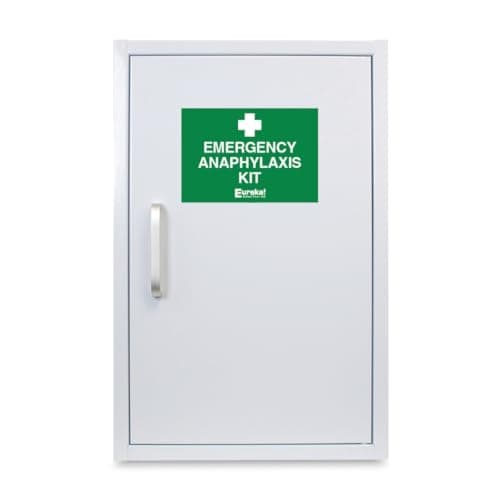 Value Aid Metal Anaphylaxis Kit AAI Storage Cabinet (Empty) 460x300x140mm