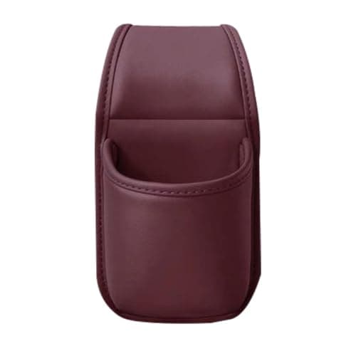 Car Door Storage Pocket, Leather Cup Holder for Car