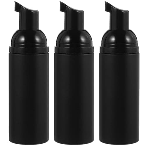 Foaming Pump Bottle Mini 50ml 3pcs Plastic Dispenser for Travel