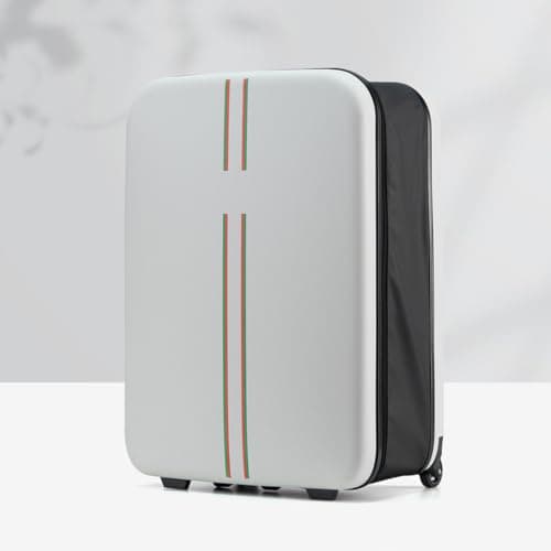 zenggp Expandable Carry-On Luggage, Collapsible Suitcase