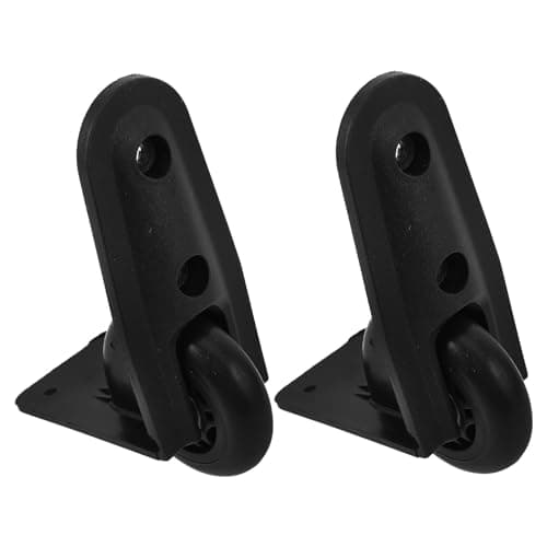 TEHAUX Swivel Caster Wheels Luggage Replacement 2pcs Plastic Noise-Canceling Tires for Travel Suitcases and Backpack Accessories