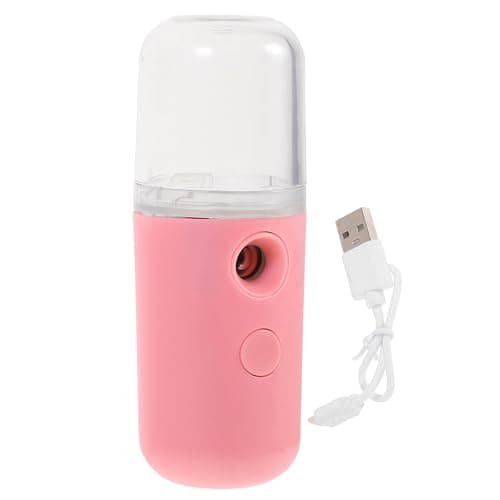 USB Charging 30ml Pink Plastic Nano Face Mist Sprayer Portable