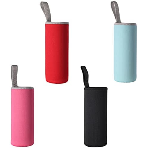 4Pcs 550ml Neoprene Water Bottle Holder, Pouch, Glass Bottles Cover