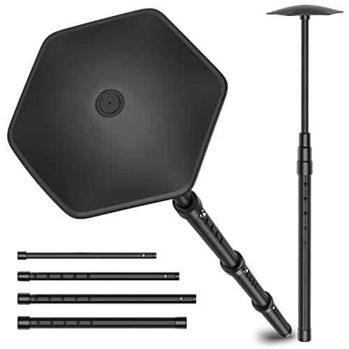 Rhino Valley Golf Travel Bag Support Rod Aluminum Alloy Rod, Black
