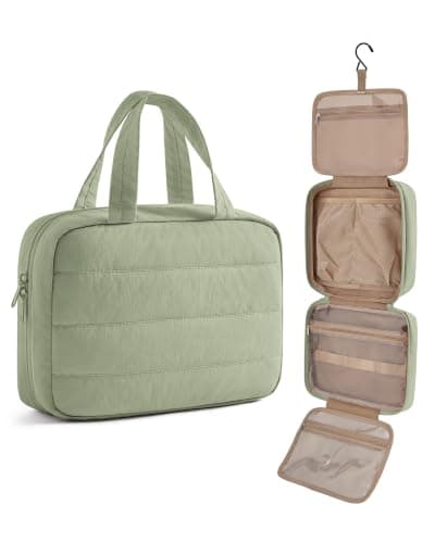 LIGHT FLIGHT Hanging Toiletry Bag for Women, Travel Wash Bag