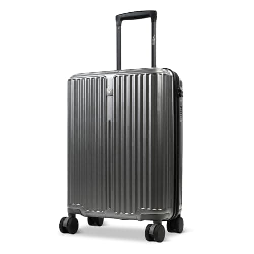 LUGG AirGlide 20 Inch Lightweight Travel Suitcase - Hard Shell Polycarbonate, TSA Approved Lock, Scratch & Water Resistant, 360° Spinner Wheels & Detachable Interior (55x38x23cm) - 5 Year Warranty