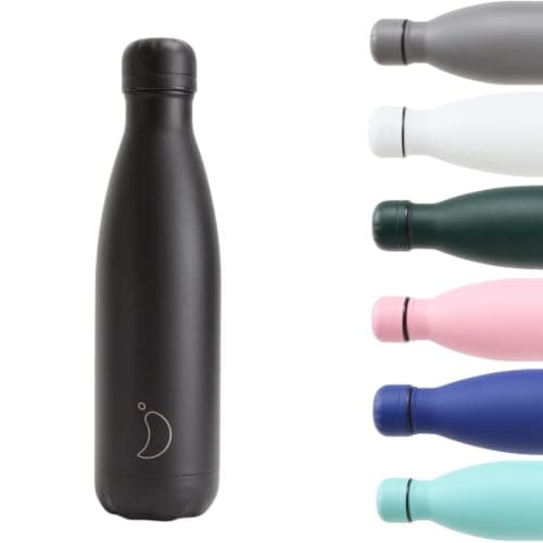 Chilly's Original Water Bottle - All Black - 500ml