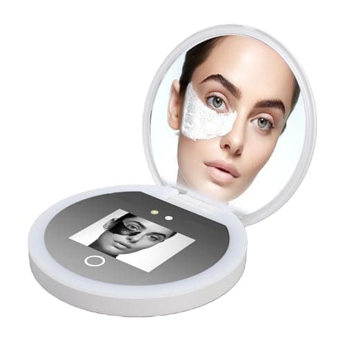 Fockety Camera Mirror for Sunscreen Test, 2X Magnification