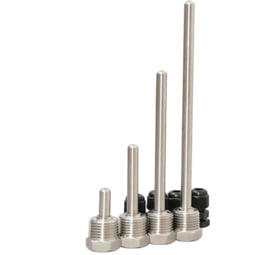 NbgrvB 2Pcs G 12"" Thermowell 2"" Thread Temperature Sensor, for