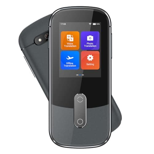 ANFIER Offline Language Voice Translator Device W09 PRO for 144 Languages and Accents Photo Translation No WiFi Internet Needed for Tavel Business
