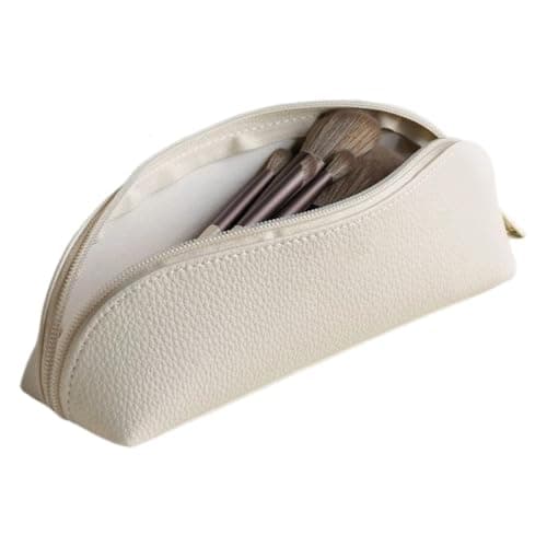 Leather Pencil Case PU Leather Large Aesthetic Stationary Storage Organizer