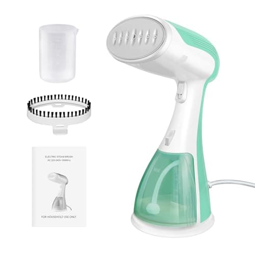 1500W Clothes Steamer, Portable Handheld Steamer, Garment Fabric Wrinkles Remover, 300ml Capacity, 30s Quick Heat Portable Travel Steamer with Strong Penetrating Steam for Home,Travel,Office