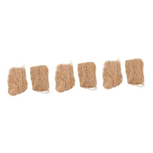 Anneome 6packs Outdoor Survival Fire Starter Tool Camping Accessories Fire Jute Silk for Travel and Backpacking Essentials