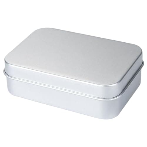 Dorccsi Stainless Steel Soap Container Travel Case Self Draining Soap Dish With Lid 3.8x2.7x1.2 Inch Rectangular Bar Soap Holder For Gym Travel Camping Bathroom