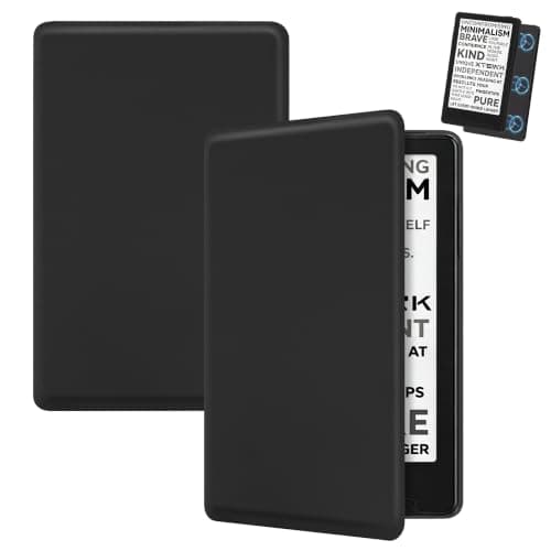Tiorecime Magnetic Case for Xteink X4 4.3 Inch E-Book Reader, Ultra Thin Lightweight All-Around Scratch Resistant Magnetic Closure Protective Cover Compatible with Xteink X4 E-Reader, Black