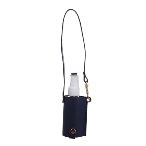 DEEPCRAFF Spray Bottle Travel Bottle Refillable 60ml Navy Pet Pu Case Portable for Bag or Pouch for Female Friends