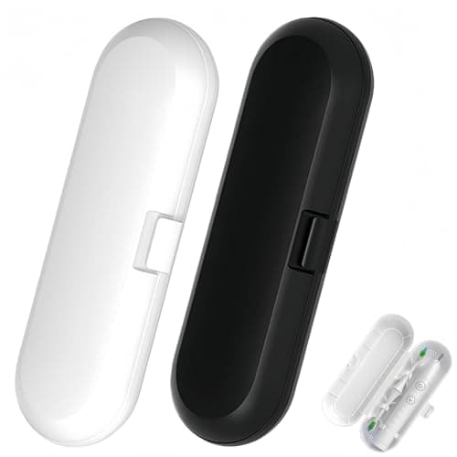 Heyumybit 2 Pack Electric Toothbrush Travel Case,Portable Travel Holder