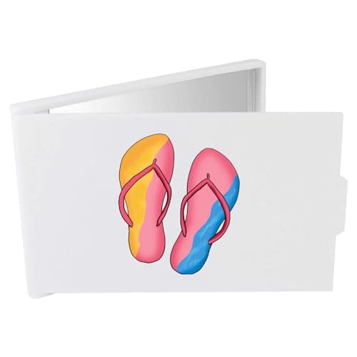 Azeeda 'Summer Sandals' Compact Makeup Mirror (CM00050204)
