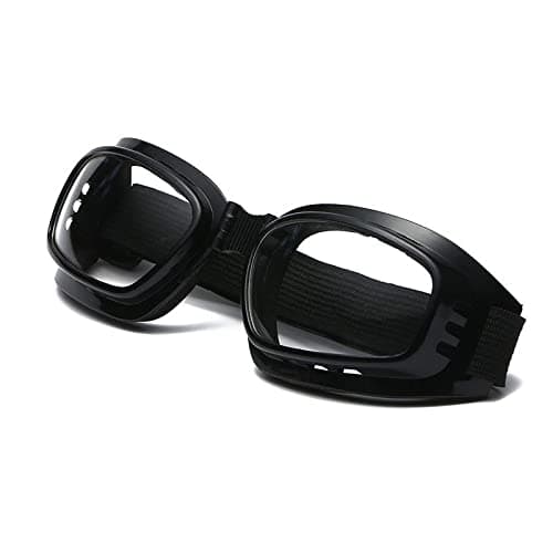 SagaSave Ski Goggles, Unisex TPU Windproof Outdoor Sports Protection Glasses for Snowboard, Cycling and Snowmobile (Transparent)