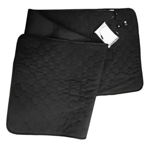 Xweptuy Heated Sleeping Bag Pad 3 Heating Levels USB Rechargeable Sleeping Bag Liner Black