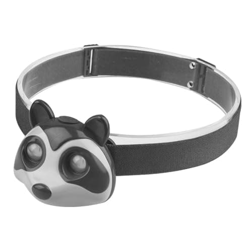 Cymwer Kids Camping Essentials, Fox LED Kids Headlamp, Rechargeable Cute Animal Headlight Angle Adjustable Outdoor Head Torch Birthday Gifts for Toddlers