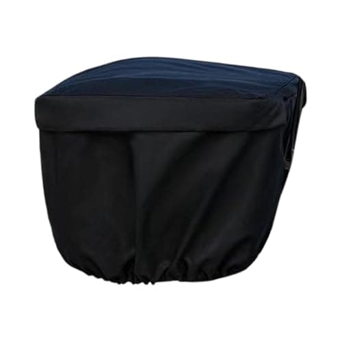 Gralara Basket Cover, Elastic, Dustproof Luggage Rack Cover for Weekend Trips And Camping, black