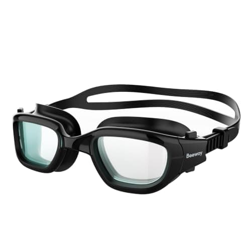 BEEWAY Kids Swimming Goggles for Boys Girls Age 6-14 Anti Fog & Leak Proof