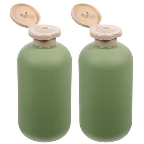 Beatifufu 2pcs 300ml Green Flip Top Pe Pp, Back to School Decorations