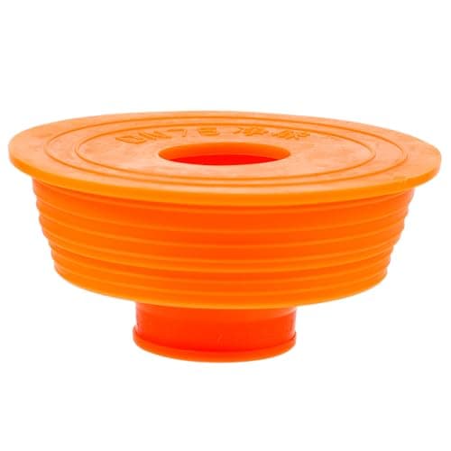 CVUTOVO Core Plug Anti-Odor Sink Drain Pipe Adapter for Bathroom Washing Machine Floor Drain Orange Silicone Resistant to Aging