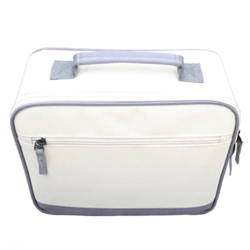 DEARMAMY White Cloth Portable Pouch for Travel Projector and Accessories