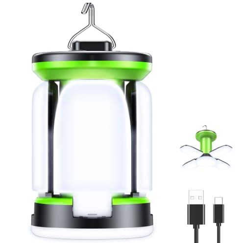 Blukar Camping Lights Rechargeable, 2000L Camping Lantern Lamp Essentials