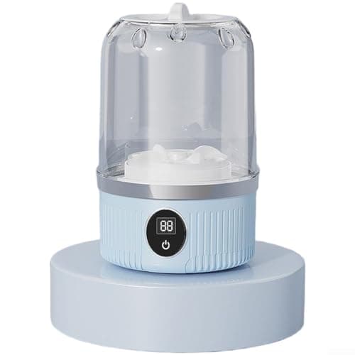 Portable for Mini Cleaning Appliance for Underwear Socks Travel USB Rechargeable(Blue)