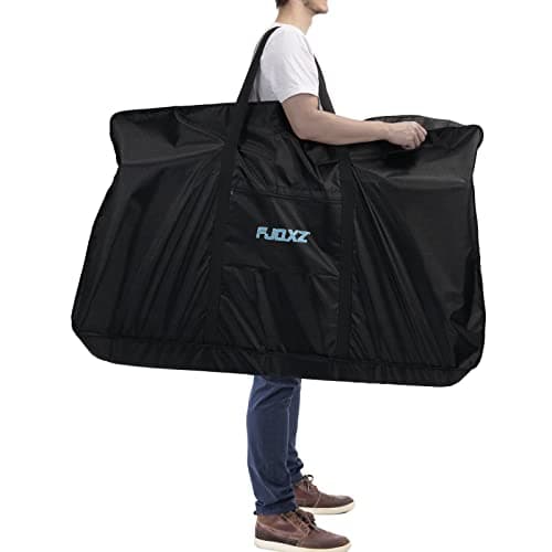 Kuzinoy Folding Bike Bag 26 inch, Bicycle Travel Bag Waterproof Bike Case for Air Travel, Car, Shipping (26inch)