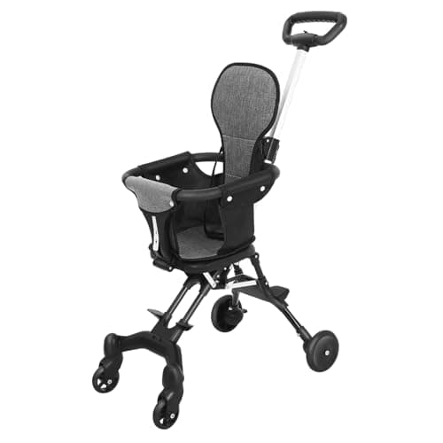 Lightweight Compact Travel Stroller, Adjustable Handle, 25kg Load