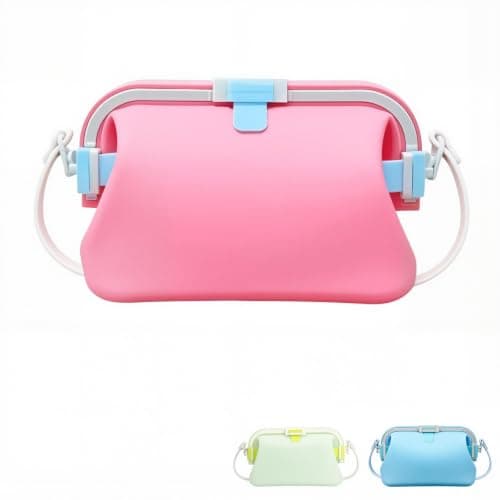 Foldable Silicone Beach Bag, 2L Waterproof Silicone Tote Bag for Travel