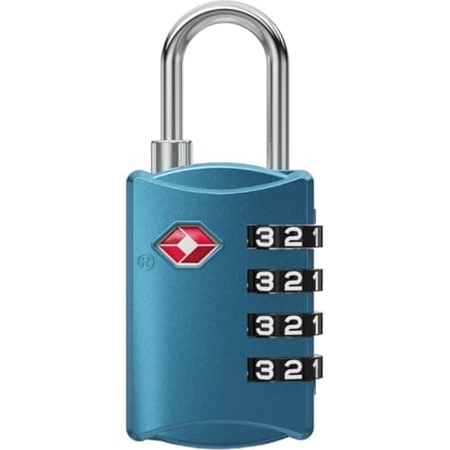 NovLock Suitcase Padlocks, TSA Approved Luggage Locks, Travel Padlocks