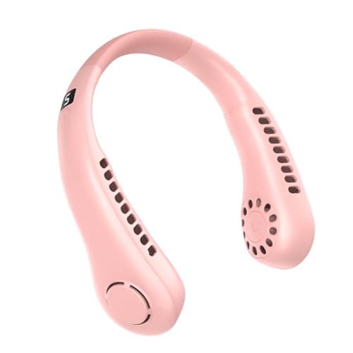 Kazoeju Neck Fan Rechargeable Neck Fans for Women, Hands-Free Neck Fan