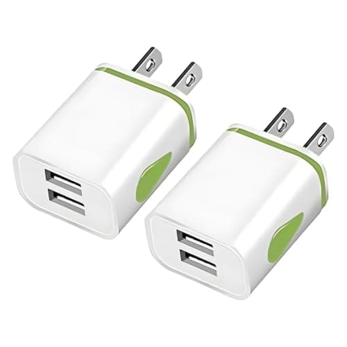 2 Pcs Usa Usb Charger Plug Adapter, Uk to Usa Plug Adapter with Usb