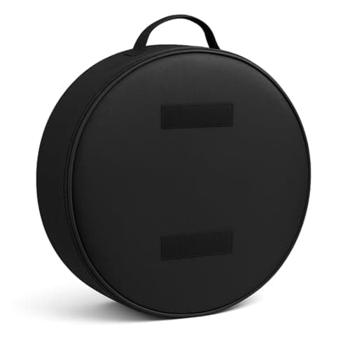 Car Spare Wheel Tyre Storage Bag - 65 cm Diameter - 23 cm Width - Waterproof Cover, Carry Handle, Anti-Slip Carpet-Grip Pads and Zip - Fits Space Saver Donut and Full-Size Wheels - UK Car Boot Storage