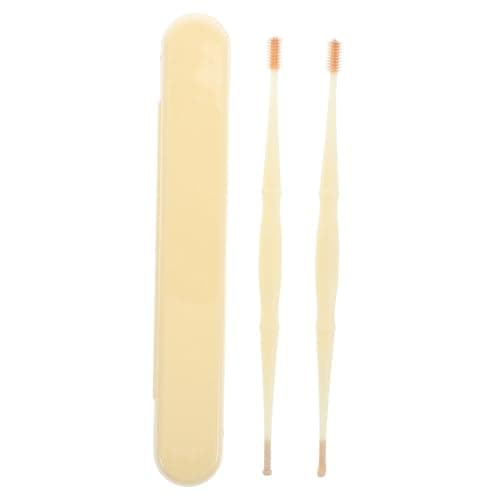 Ear Wax Removal Kit Dual Head Plastic Silicone Cleaning Tool