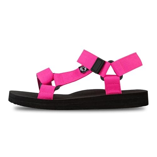 Lakeland Active Women's Mockerkin Adjustable Outdoor Walking Lifestyle Sandals - Pink - 6