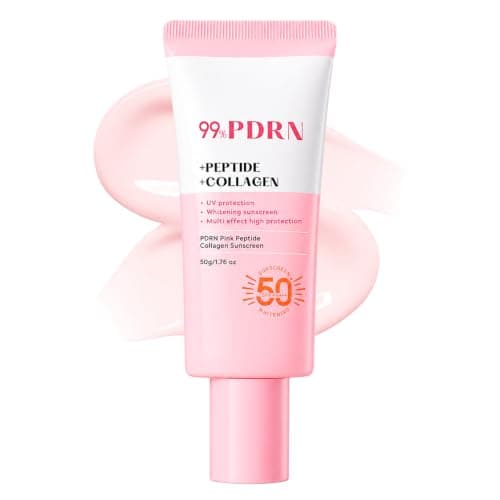 Pink Tone-Up PDRN Sunscreen SPF 50+, Glow Collagen Sunscreen SPF 50, 50g