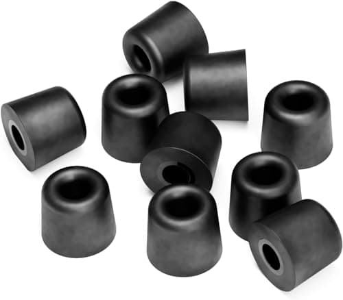 Decibullz Custom Molded Memory Foam Earbud Tips – 5 Pack Small | Comfortable Ear Bud Replacement Tips for Earphones & Earplugs