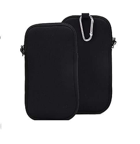 K-S-Trade Protective Case For Nokia T20 Wi-Fi Neoprene Sleeve Compatible With Nokia T20 Wi-Fi Protective Case Holster Belt Bag Travel Pouch Slim Clip, Small, Light, Compact, Easy To Clean - Black