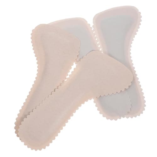 COLLBATH 4pairs Cork Insoles Adhesive Shoe Soles for Women Shoes Inserts Arch Support for Comfortable Walking and Standing for Everyday Use and Travel