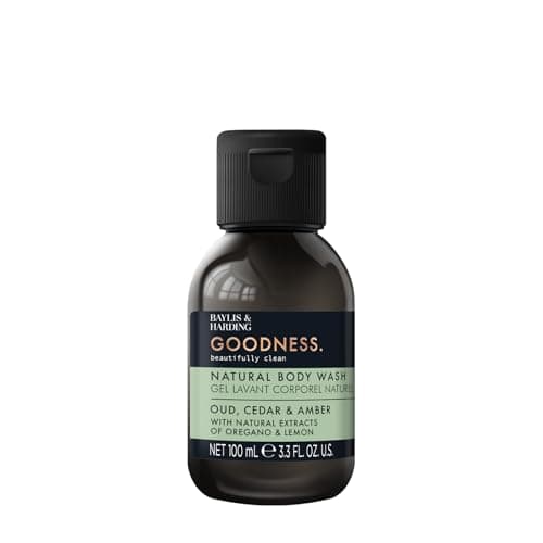 Baylis & Harding Goodness Natural Body Wash 100ml Travel Size 1 pack